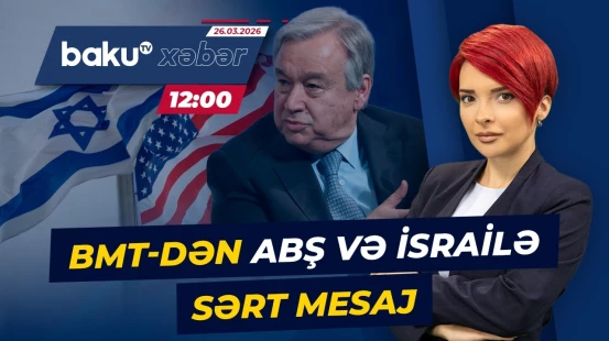 Quterreş çağırış etdi | "Müharibəyə son qoymağın vaxtı çoxdan keçib" - Baku TV CANLI