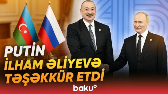 Vladimir Putin Bakı Rus Dram Teatrına görə İlham Əliyevə təşəkkür etdi - Baku TV