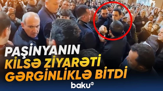 Paşinyanın kilsədən çıxışı zamanı insident baş verdi - Baku TV