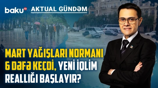 Xəzərin səviyyəsi enir, yağışlar artır: Azərbaycanda iqlim təhlükəsi dərinləşir? - AKTUAL GÜNDƏM