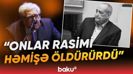 Yazıçı Anar Rasim Balayevin vida mərasimində çıxış etdi - Baku TV