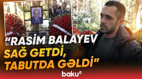 Xalq artisti Rasim Balayev I Fəxri xiyabanda torpağa tapşırıldı - Baku TV