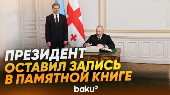 Ильхам Алиев встретился с президентом Грузии один на один - Baku TV | RU