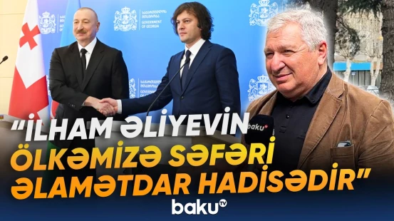 Gürcü politoloqlar Azərbaycan Prezidentinin Tbilisiyə səfərini şərh ediblər - Baku TV