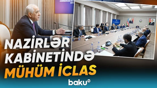 SOCAR-ın prezidenti iclasda təqdimatla çıxış etdi | Nələr müzakirə edildi? - Baku TV