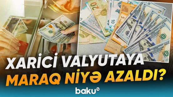 “Artıq onları manata çevirirlər” | Xarici valyutanın satışı alışını üstələdi - Baku TV