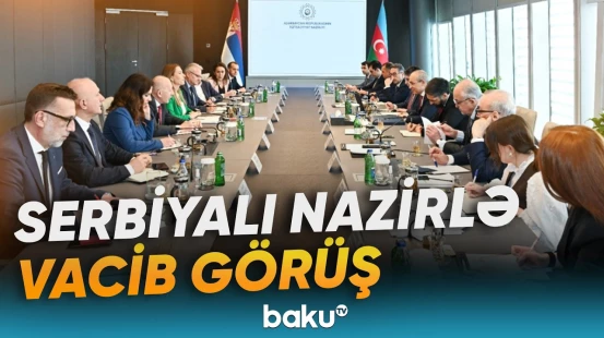 Azərbaycan və Serbiya arasında əməkdaşlığın genişləndirilməsi müzakirə edilib - Baku TV