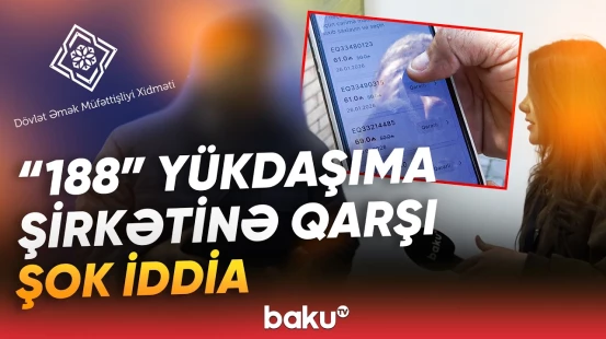 "Çəkilişi dayandırın, danışaq" | "188" yükdaşıma şirkəti insanların başına oyun açır? - Baku TV