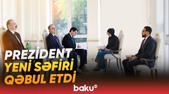 İlham Əliyev Somalinin yeni səfirinin etimadnaməsini qəbul edib - Baku TV