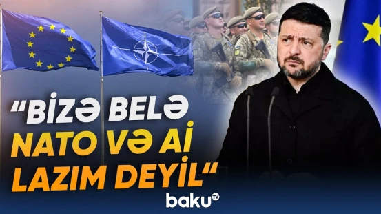 Zelenskidən sərt sözlər | "Onların bizə ehtiyacı var" - Baku TV