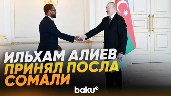 Президент Ильхам Алиев принял новоназначенного посла Сомали в Азербайджане - Baku TV | RU