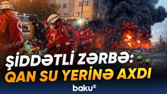 Rusiya bu əraziləri hədəf aldı | Raketlərlə viran edilən yerlərdən dəhşətə gətirən mənzərə - Baku TV