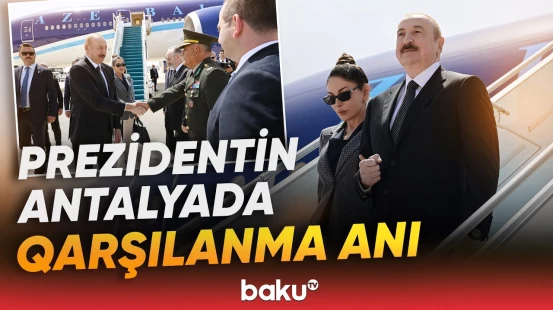 Prezident İlham Əliyev Türkiyəyə işgüzar səfərə gedib - Baku TV
