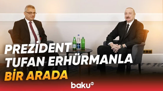 Prezident İlham Əliyev Antalyada Şimali Kipr Prezidenti ilə görüşdü - Baku TV