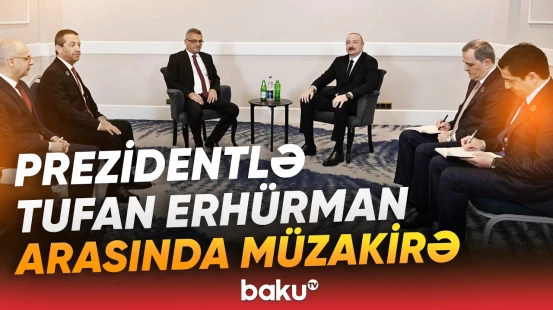 İlham Əliyev Şimali Kipr Prezidenti ilə görüşdə | Hansı məsələlər müzakirə olundu? - Baku TV