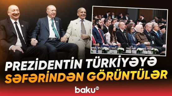 Prezident İlham Əliyevin Türkiyəyə işgüzar səfəri ilə bağlı paylaşım edildi - Baku TV