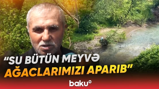 Lənkəranda torpaq sürüşməsi baş verib | Sakinlər çətin vəziyyətə düşüb - Baku TV