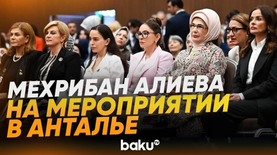 Мехрибан Алиева приняла участие в панельном заседании, посвященном Палестине - Baku TV | RU