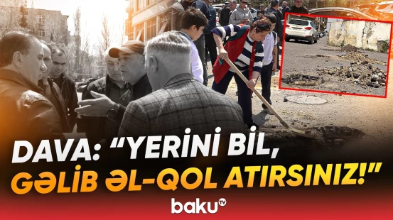 Sakinlər ayağa qalxdı: "Tikməyə icazə verəndə buna da baxın da!" | "Deyir, şükür et ki..." - Baku TV