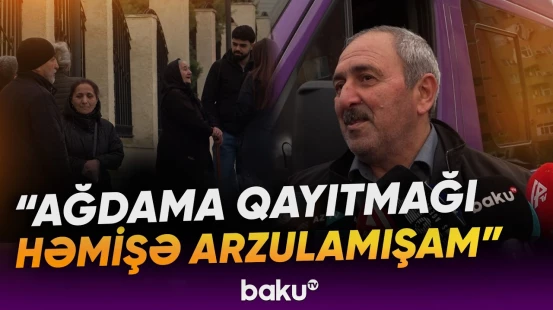 "Özümüzü xoşbəxt hiss edirik" | Ağdam sakinləri doğma yurdlarına qayıdır - Baku TV