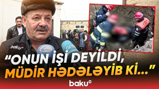 "Siz necə insanlarsınız?!" - Ölən işçinin qardaşı özündən çıxdı | Qobustanda faciə - Baku TV