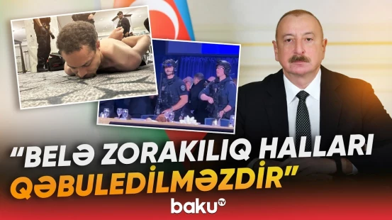 İlham Əliyev Vaşinqtondakı silahlı insidenti pislədi - Baku TV