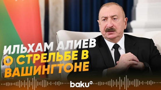 Президент Азербайджана прокомментировал инцидент на ужине в США - Baku TV | RU