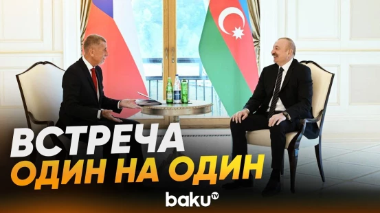 Cостоялась встреча Президента с Премьер-министром Чехии в формате «один на один» - Baku TV | RU