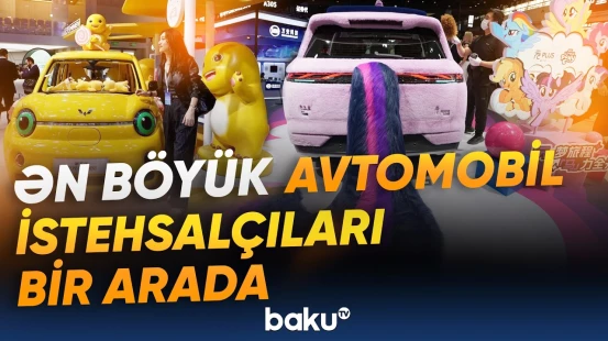Avtomobil həvəskarlarının gözünü ala bilməyəcəyi beynəlxalq sərgi - Baku TV