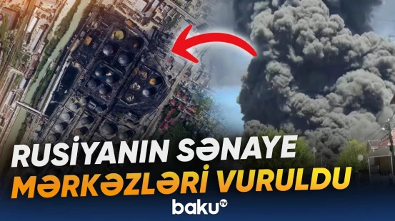 Ukrayna Rusiyanın strateji nöqtələrinə zərbələr endirdi | Gərginlik davam edir - Baku TV