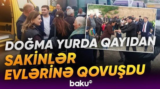 Xocavəndə növbəti köç | 135 nəfər doğma yurduna qayıtdı - Baku TV