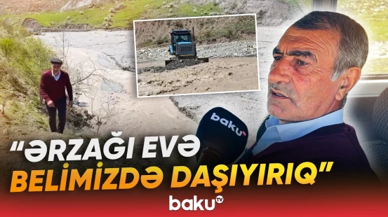 İsmayıllıda 3 kəndin rayon mərkəzi ilə əlaqəsi kəsildi - Baku TV
