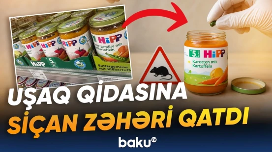 Uşaq qidasına siçan zəhəri qatan şəxs saxlanıldı - Baku TV