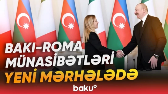 İtaliya Azərbaycanın bir nömrəli ticarət tərəfdaşıdır | İlham Əliyev - Baku TV