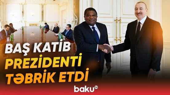 İlham Əliyev Parlamentlərarası İttifaqın Baş katibini qəbul etdi - Baku TV