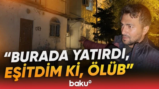 Sumqayıtda yaşayış binasının önündə kişi meyiti tapılıb - Baku TV