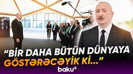 “Bu torpaqları biz qan tökərək qaytarmışıq” | Prezident İlham Əliyev - Baku TV