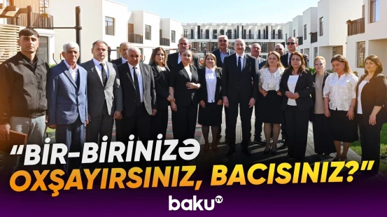 Prezidentin Zəngilan sakinləri ilə səmimi anları - Baku TV
