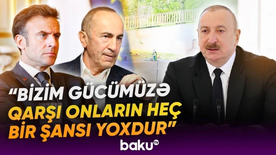 "Boşboğazlıqdan başqa heç nə yoxdur" | Prezidentdən revanşist dairələrə xəbərdarlıq - Baku TV