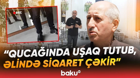 “Ən azı hörmətsizlikdir” | Şadlıq saraylarında siqaret çəkmək olarmı? - Baku TV