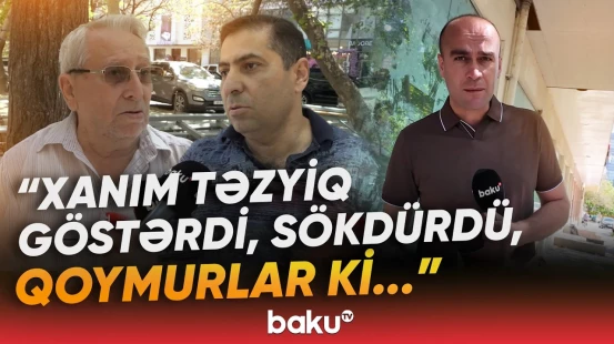 "Gecə klubu olmayacaq" - Binanın önü zəbt olunub? | "Kim cürət edər belə şeyə?!" - Baku TV