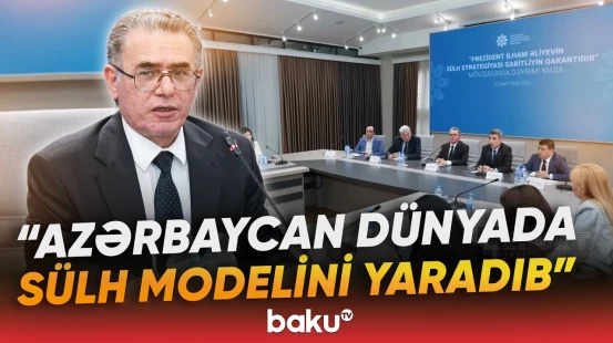 “Prezident İlham Əliyevin sülh strategiyası sabitliyin qarantıdır” mövzusunda dəyirmi masa - Baku TV