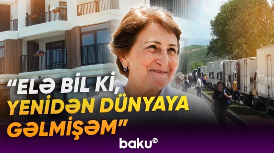 Zəngilan sakinlərinə evlərinin açarları təqdim edildi - Baku TV
