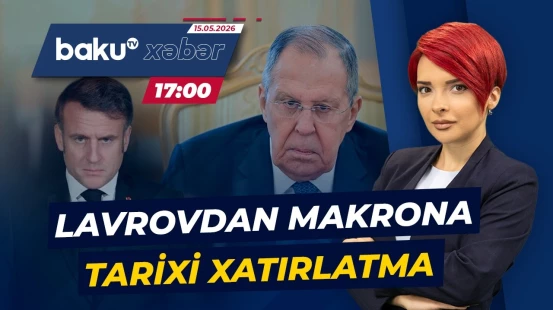 Rusiya XİN başçısı Fransa Prezidentinin cavabını verdi - Baku TV CANLI