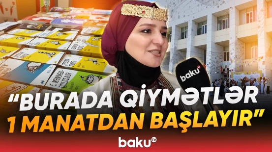 "Yazıram, kim tanıyır məni?!" | Su qiymətinə kitab ala biləcəyiniz festival - Baku TV
