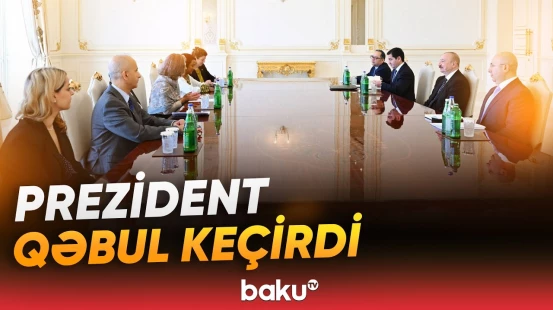İlham Əliyev BMT-nin Məskunlaşma Proqramının icraçı direktorunu qəbul edib - Baku TV