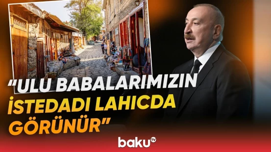 "Bir çox qədim şəhərlərimizdə memarlıqla fərəhlənə bilərik" | Prezident - Baku TV