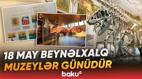 Qubadakı Bayraq Muzeyindən maraqlı görüntülər - Baku TV