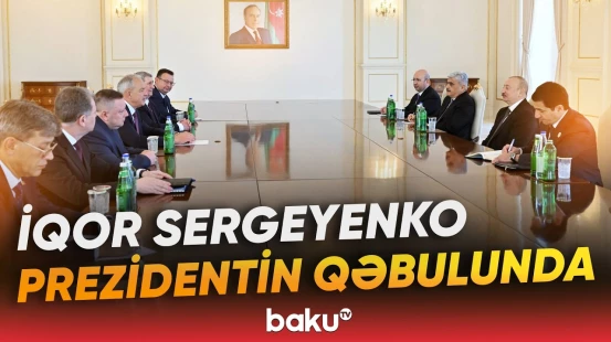 İlham Əliyev Belarus Milli Assambleyası Nümayəndələr Palatasının sədrini qəbul etdi - Baku TV