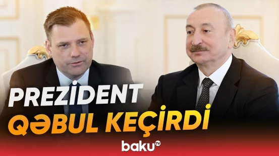 Prezident İlham Əliyev Slovakiya Baş nazirinin müavinini qəbul edib - Baku TV